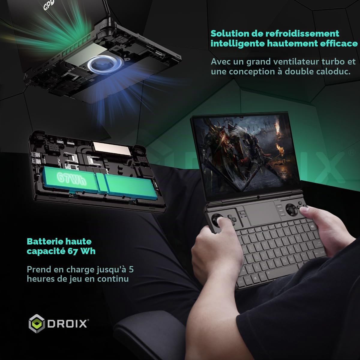 gpd-win-max-2-2025-pc-portable-jeu-10-1-ryzen-ai-9-hx-370-32go-2to image 8