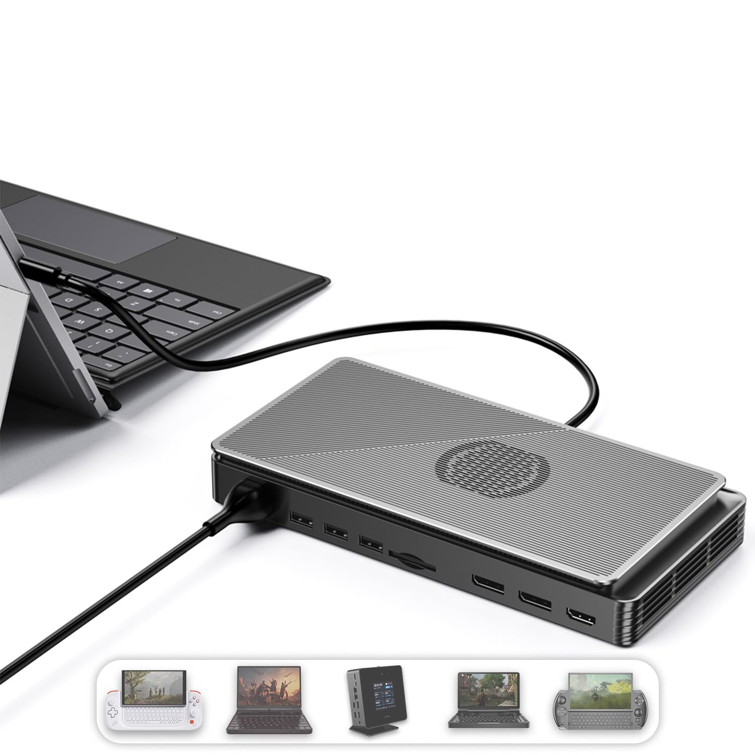 gpd-g1-2024-egpu-rx-7600m-xt-8go-station-dock-portable image 2