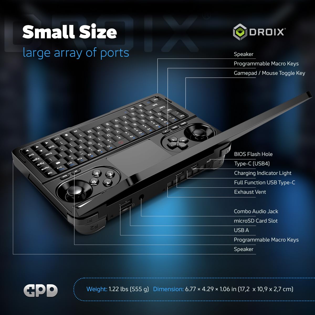 gpd-win-mini-2025-pc-portable-jeu-7-ryzen-7-8840u-16go-1to-120hz image 4